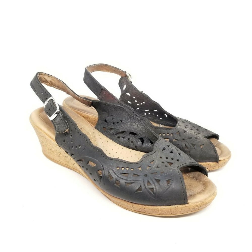 Spring Step Wedge Sandal EUR 38/US 7.5